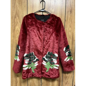 Guess Los Angeles faux fur coat Small Holiday 2017